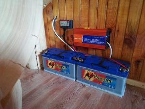 Banner Energy Bull, 24V, 110Ah, kapacita 2,64kWh, sínusový menič 1000W, určené pre menšiu chatu 
