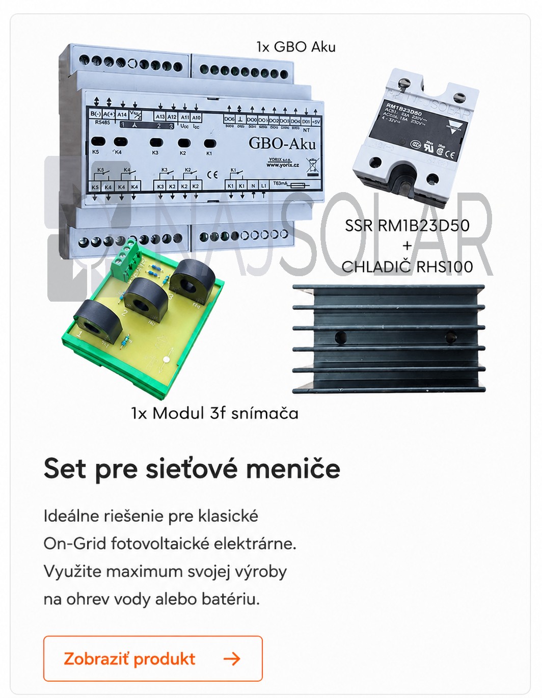 Set pre sieťové meniče